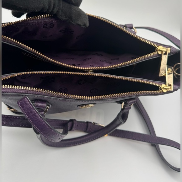 Tory Burch Robinson Double Zip Satchel | Excellent Used Condition - Picture 5 of 10